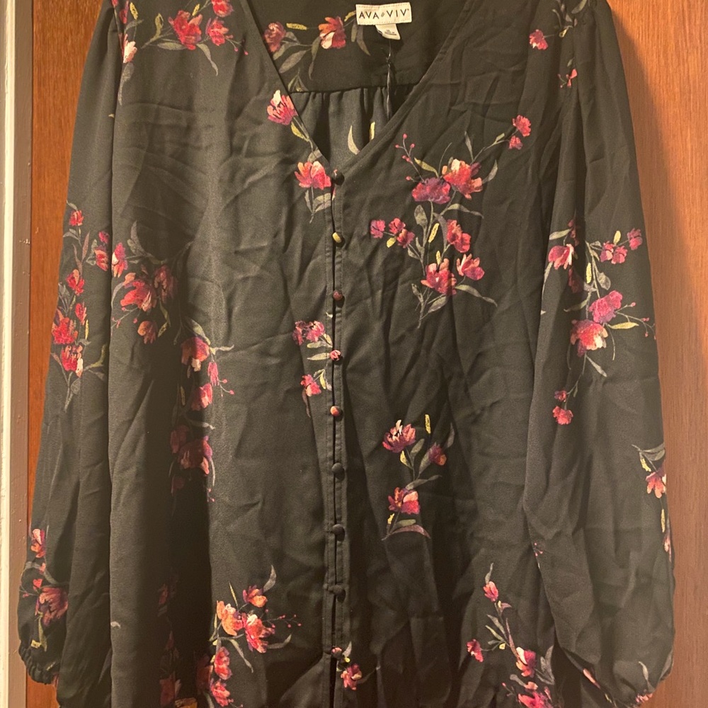 Women’s floral blouse